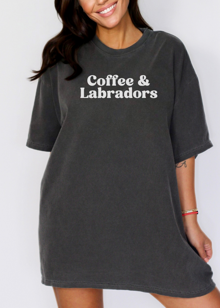 Coffee & Labradors Tee