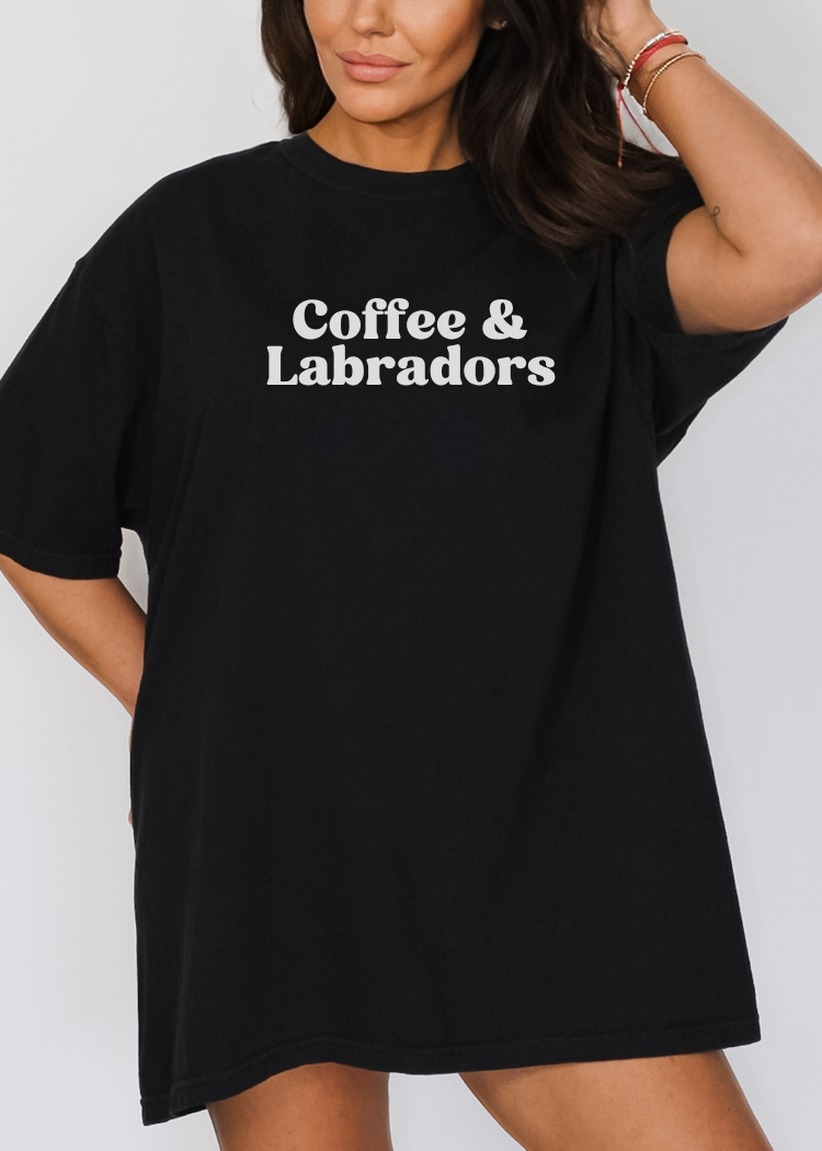 Coffee & Labradors Tee