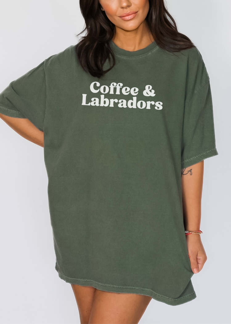 Coffee & Labradors Tee