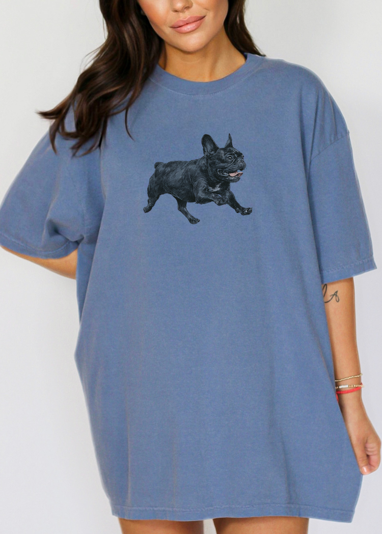 Frenchie Running Tee