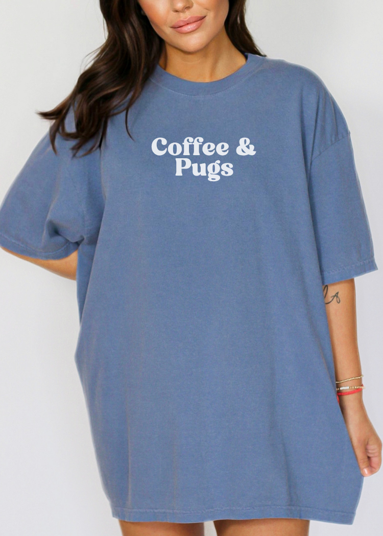 Coffee & Pugs Tee