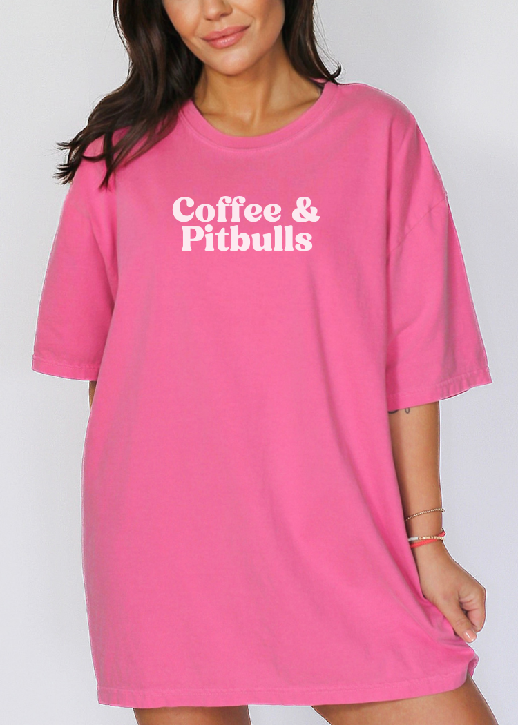 Coffee & Pitbulls Tee