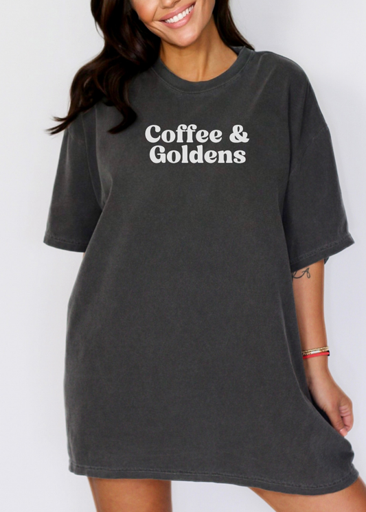 Coffee & Goldens Tee