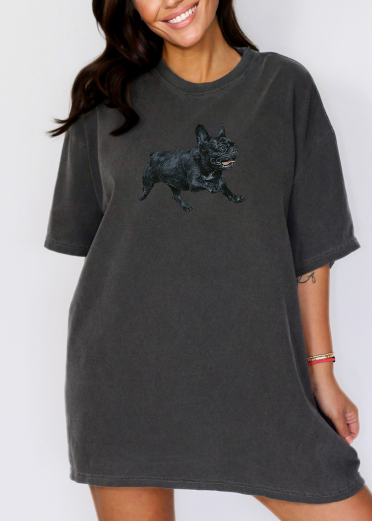Frenchie Running Tee