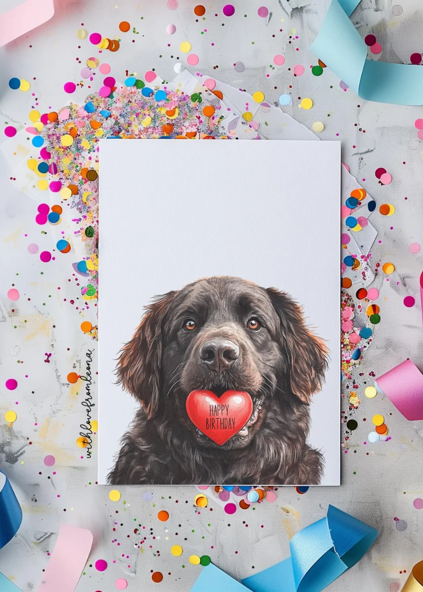 Newfoundland Birthday With Love Card
