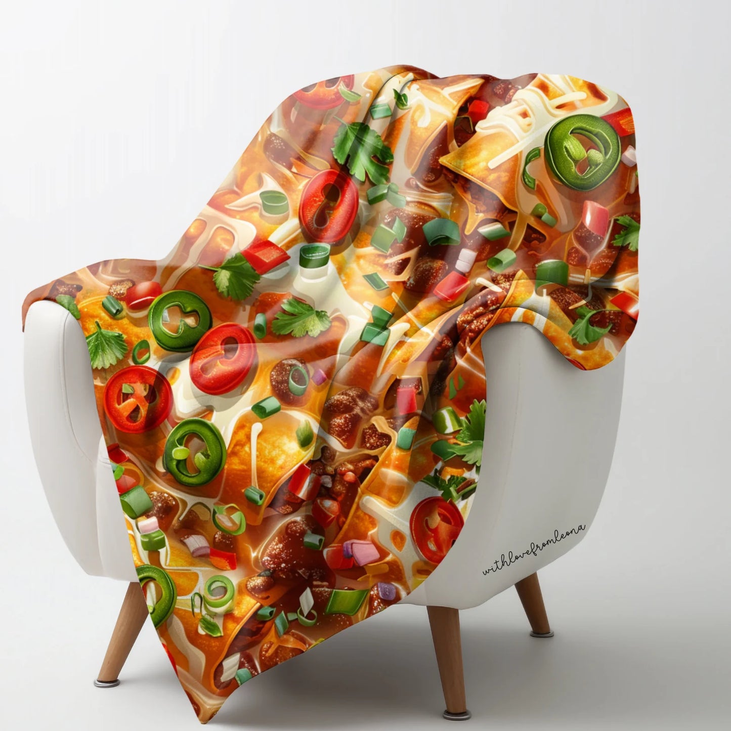 Personalized Enchiladas Blanket | Custom Name Gift for Enchiladas Lovers