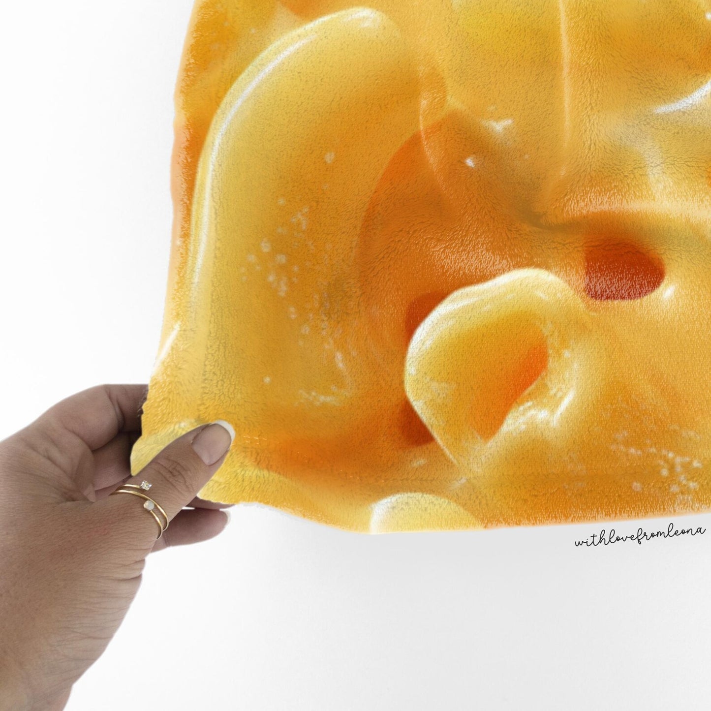 Personalized Macaroni and Cheese Blanket | Custom Name Gift for Macaroni and Cheese Lovers